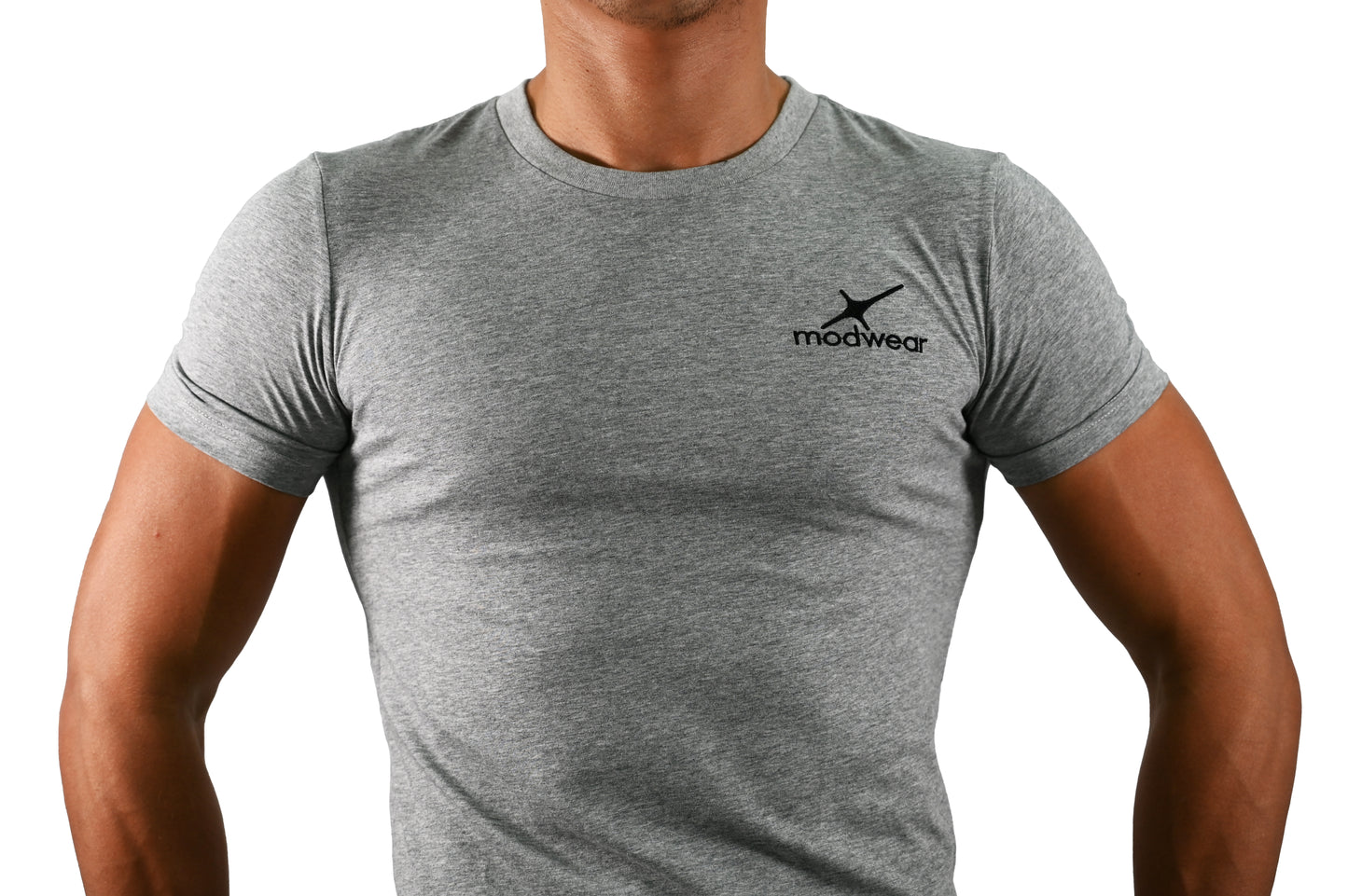 Playera Gris de manga corta