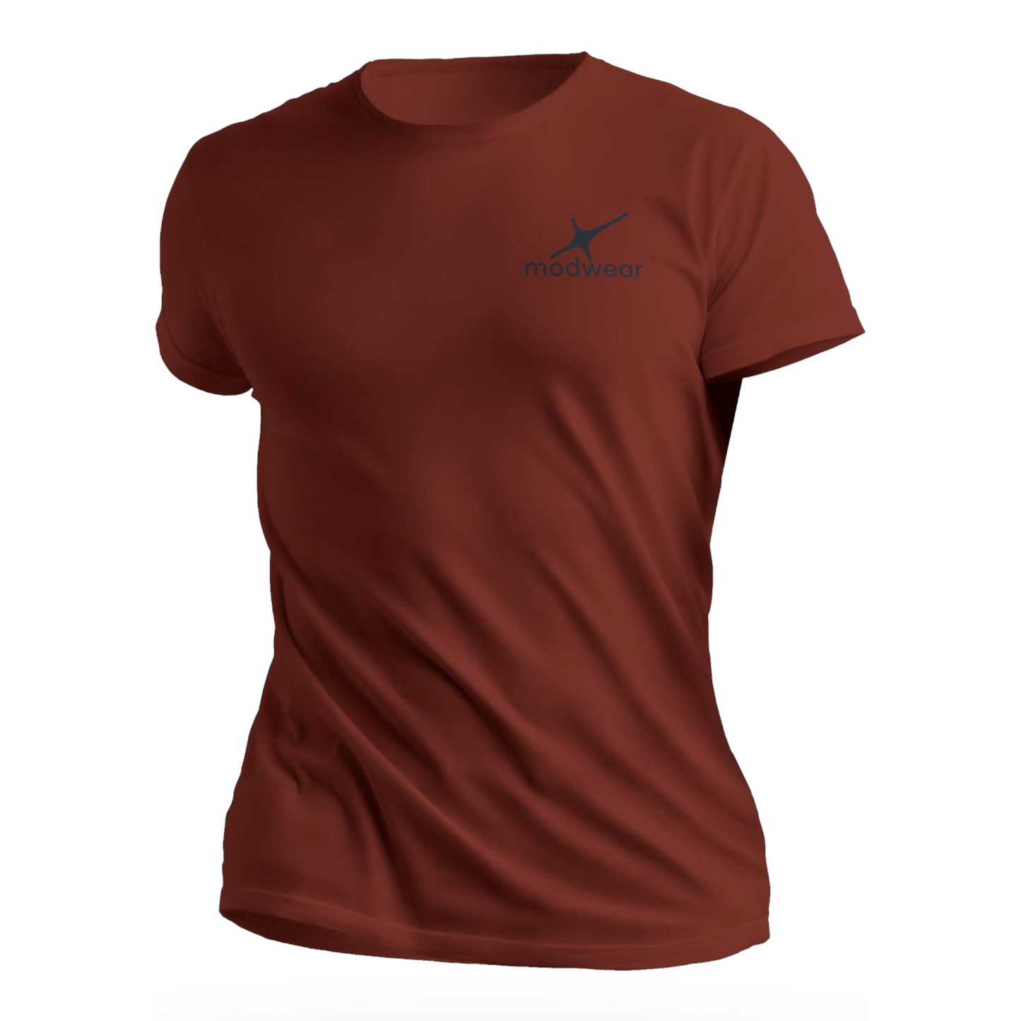 playera de manga corta de color shedron